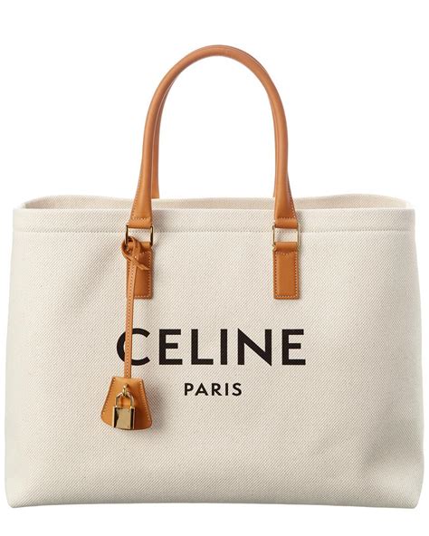 celine paris tote canvas|celine horizontal cabas tote.